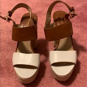 Michael Kors collection block heel wedges